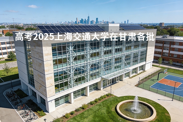 高考2025上海交通大学在甘肃各批次选科要求（2026参考）