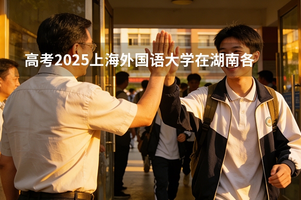 高考2025上海外国语大学在湖南各批次选科要求（2026参考）