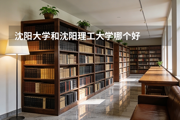 沈阳大学和沈阳理工大学哪个好