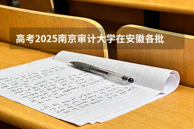 高考2025南京审计大学在安徽各批次选科要求（2026参考）