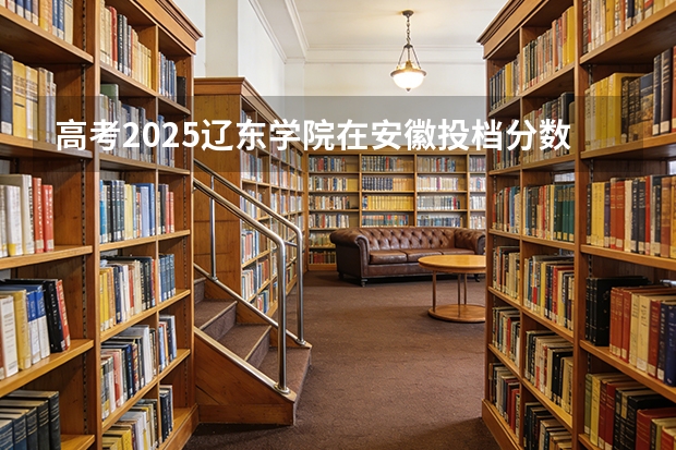 高考2025辽东学院在安徽投档分数线（2026参考）