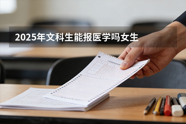 2025年文科生能报医学吗女生