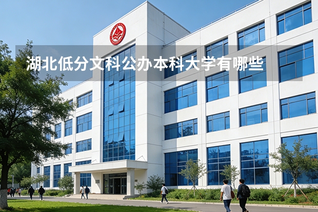 湖北低分文科公办本科大学有哪些