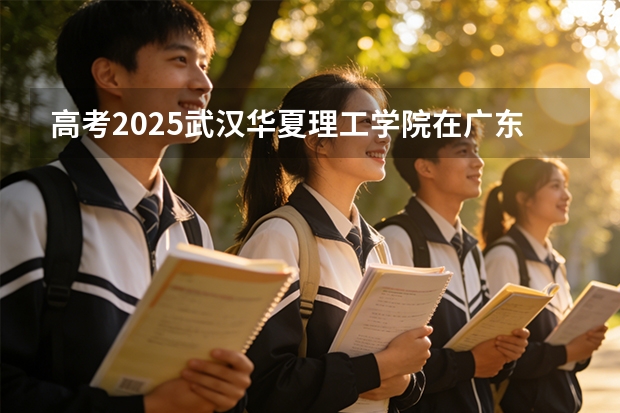 高考2025武汉华夏理工学院在广东艺术类投档分数线（2026参考）