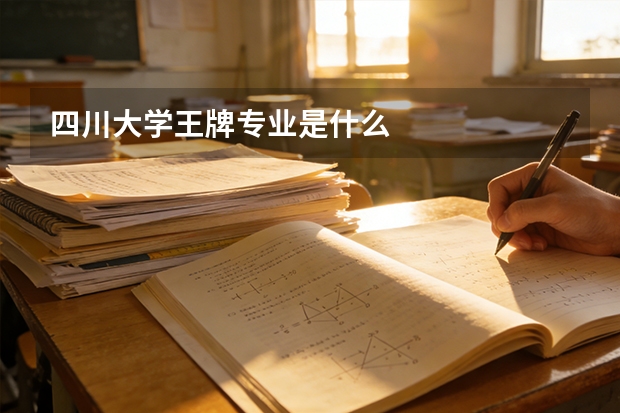 四川大学王牌专业是什么