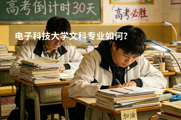 电子科技大学文科专业如何？