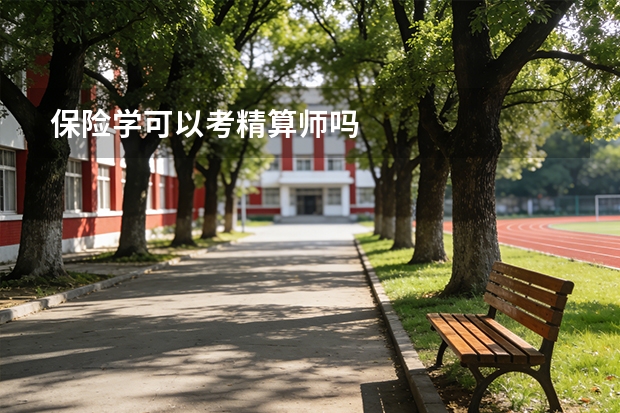 保险学可以考精算师吗