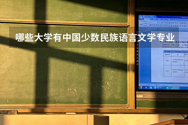 哪些大学有中国少数民族语言文学专业？比较好的院校排名