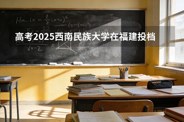 高考2025西南民族大学在福建投档分数线（2026参考）