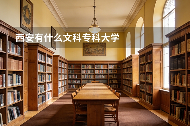 西安有什么文科专科大学