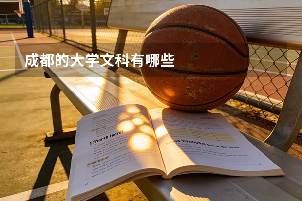 成都的大学文科有哪些
