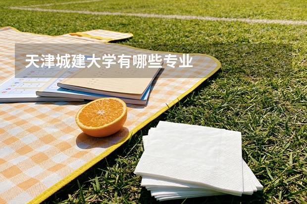 天津城建大学有哪些专业