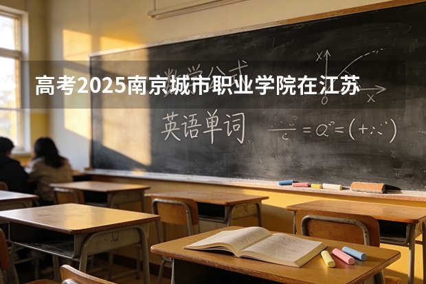 高考2025南京城市职业学院在江苏艺术类投档分数线（2026参考）