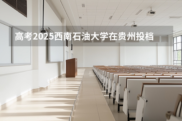 高考2025西南石油大学在贵州投档分数线（2026参考）