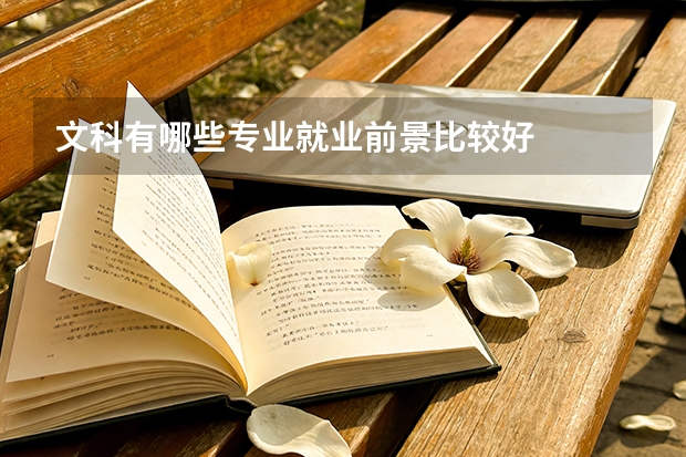 文科有哪些专业就业前景比较好
