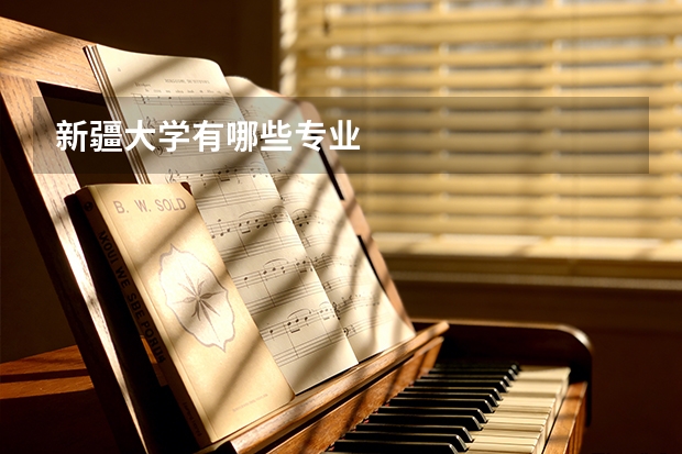 新疆大学有哪些专业