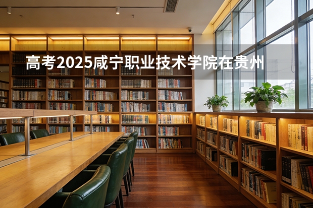 高考2025咸宁职业技术学院在贵州艺术类投档分数线（2026参考）