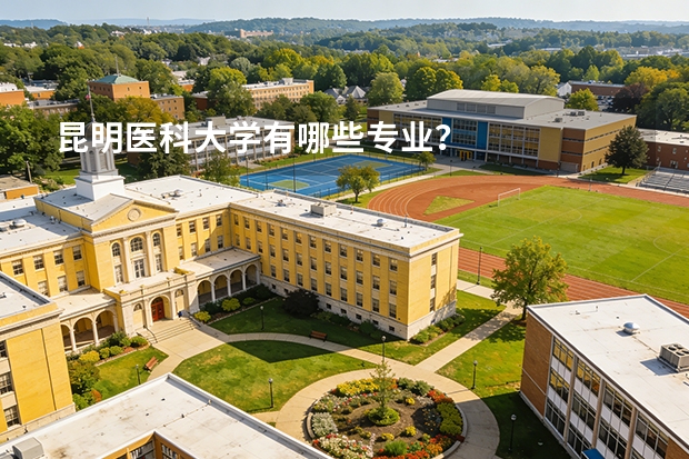 昆明医科大学有哪些专业？