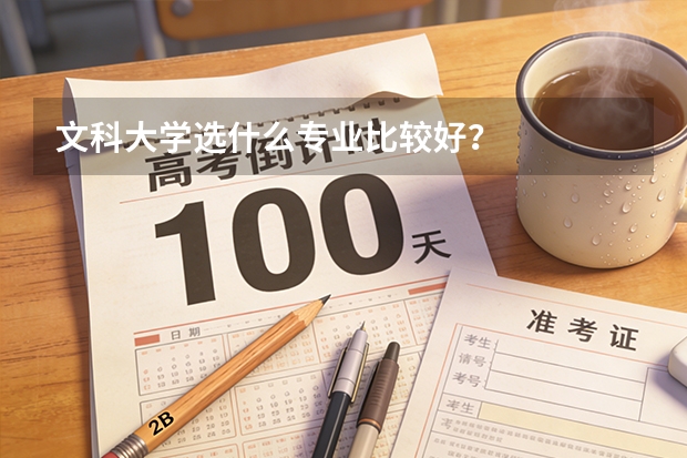 文科大学选什么专业比较好？