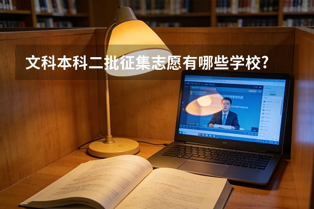 文科本科二批征集志愿有哪些学校?