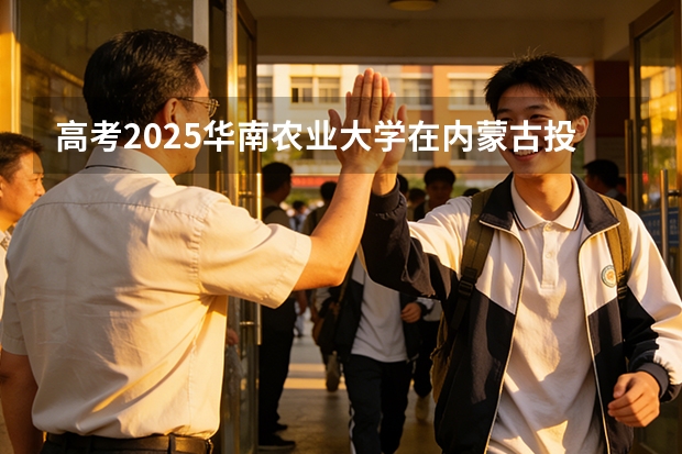 高考2025华南农业大学在内蒙古投档分数线（2026参考）