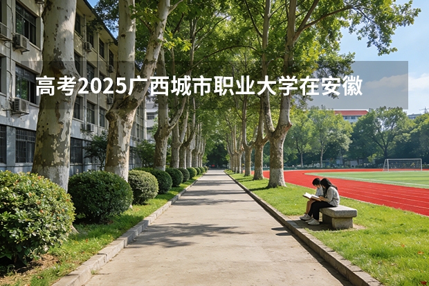 高考2025广西城市职业大学在安徽艺术类投档分数线（2026参考）