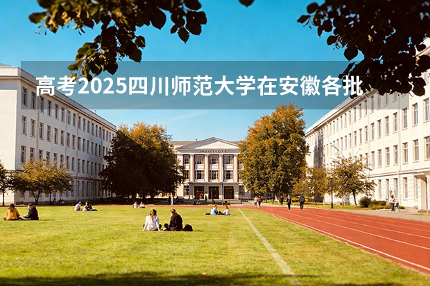 高考2025四川师范大学在安徽各批次选科要求（2026参考）