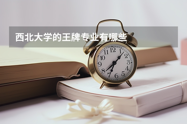 西北大学的王牌专业有哪些