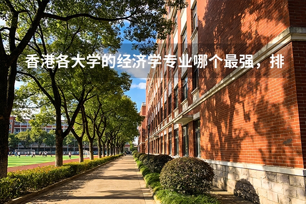 香港各大学的经济学专业哪个最强，排名如何，其中香港城市大学和香港理工大学的经济类专业怎样？