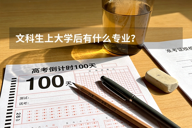 文科生上大学后有什么专业？