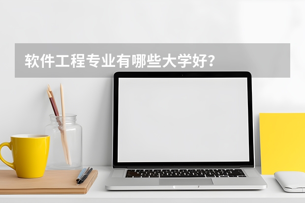 软件工程专业有哪些大学好？