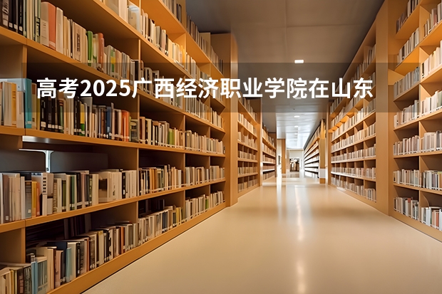 高考2025广西经济职业学院在山东艺术类投档分数线（2026参考）