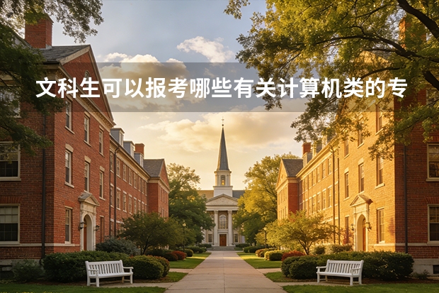 文科生可以报考哪些有关计算机类的专业？