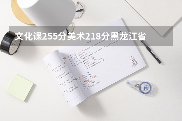 文化课255分美术218分黑龙江省文科能上什么学校