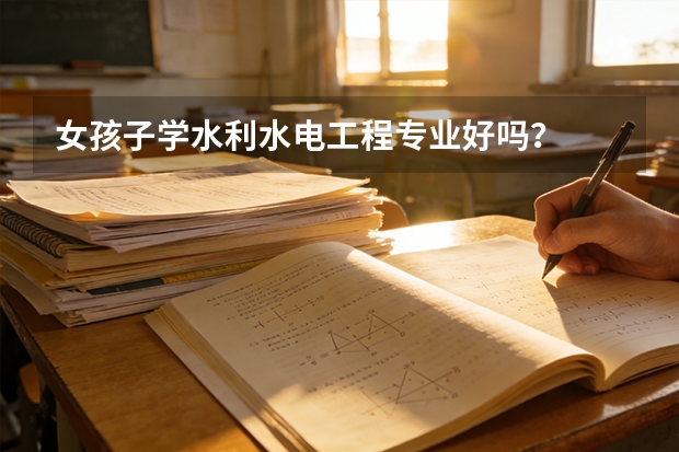女孩子学水利水电工程专业好吗？