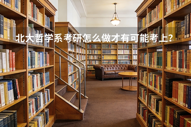 北大哲学系考研怎么做才有可能考上？？