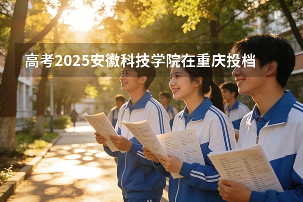 高考2025安徽科技学院在重庆投档分数线（2026参考）