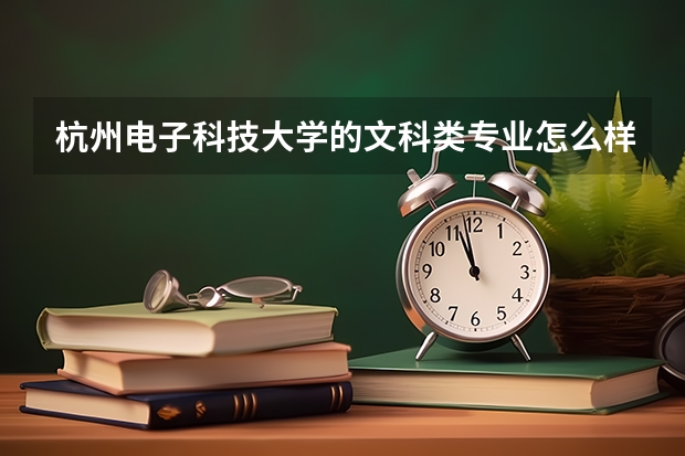 杭州电子科技大学的文科类专业怎么样？