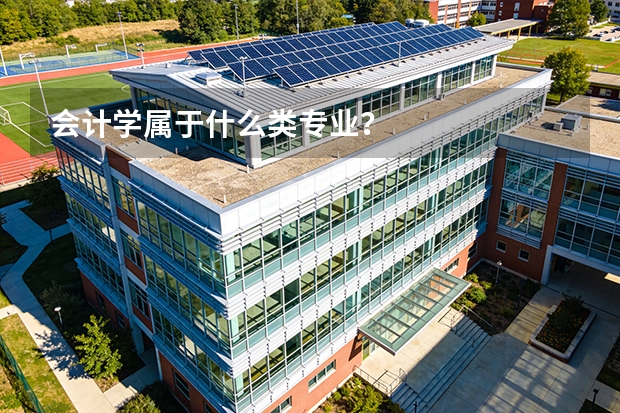 会计学属于什么类专业？