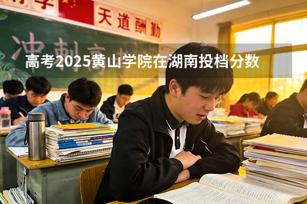 高考2025黄山学院在湖南投档分数线（2026参考）