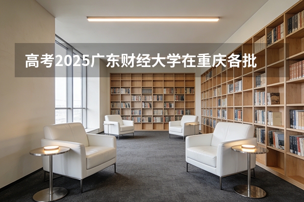高考2025广东财经大学在重庆各批次选科要求（2026参考）
