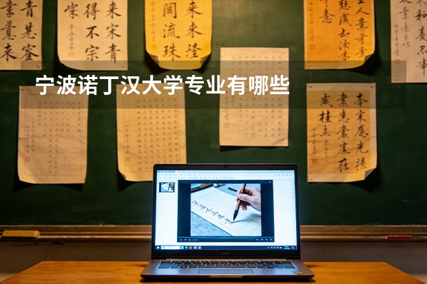 宁波诺丁汉大学专业有哪些