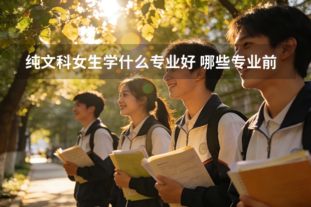 纯文科女生学什么专业好 哪些专业前景好