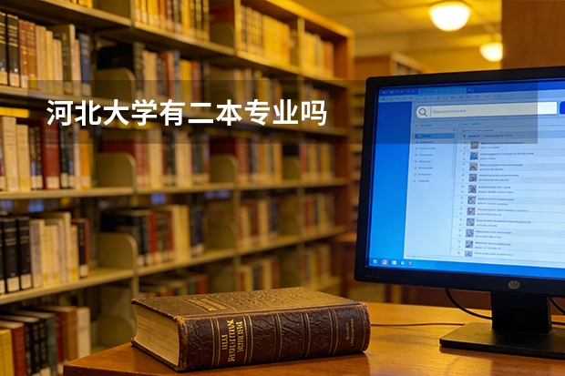 河北大学有二本专业吗