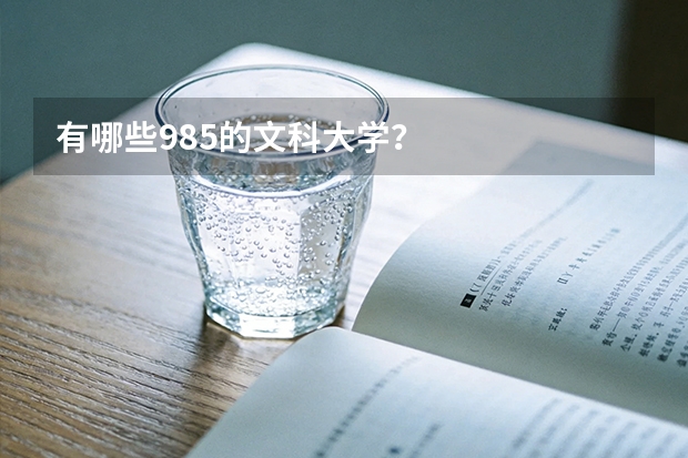 有哪些985的文科大学？