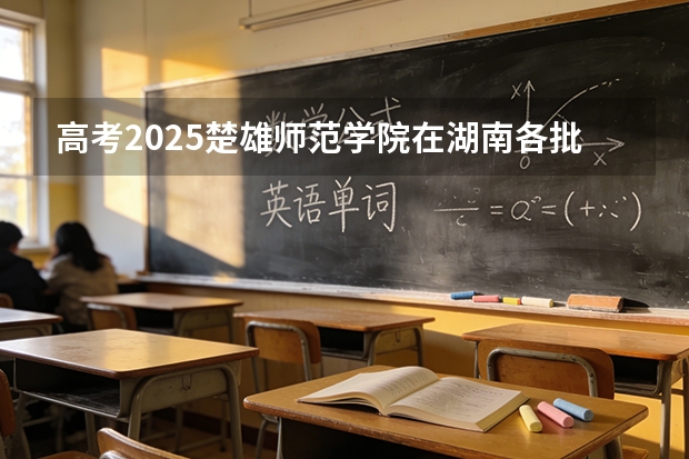 高考2025楚雄师范学院在湖南各批次选科要求（2026参考）