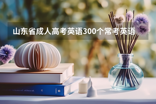 山东省成人高考英语300个常考英语词汇（上篇） 北京成人高考专升本都考什么啊